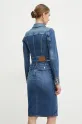 Abbigliamento Elisabetta Franchi giacca di jeans BJ37I51E2 blu