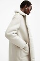 AllSaints palton cu doua fete SERRA W119LB alb SS25