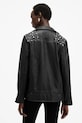 AllSaints geaca de piele BILLIE EMB W137LB negru SS25