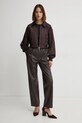 Victoria Beckham geaca 1125WJK006259A maro SS25