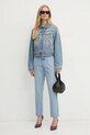 Джинсова куртка Victoria Beckham 1125DJK006006A блакитний SS25