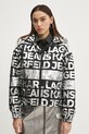 Karl Lagerfeld Jeans geaca argintiu A1W15016