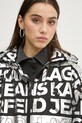 Karl Lagerfeld Jeans geaca A1W15016 argintiu