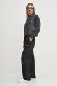 Karl Lagerfeld Jeans geacă din denim A1W14012 gri SS25