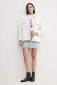 Tommy Hilfiger kurtka jeansowa WW0WW43728 beżowy SS25