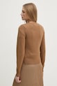 Oblečení Péřová bunda s příměsí vlny Tommy Hilfiger WW0WW44343 hnědá