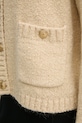 Tommy Hilfiger kardigan z domieszką wełny WW0WW44473 beżowy