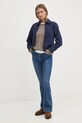 Bavlnená bunda Polo Ralph Lauren 211934952 tmavomodrá SS25