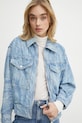 BOSS Orange kurtka jeansowa 50529985 niebieski