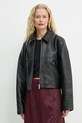Won Hundred geaca de piele negru 3350.16020