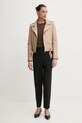 Pinko giacca da motociclista 103897.A21L beige AA00