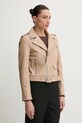 Pinko giacca da motociclista beige 103897.A21L