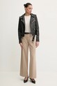 Шкіряна куртка Pinko 103897.A21L чорний AA00