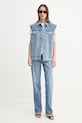 Pinko vestă de blugi 104956.A2F7 albastru SS25