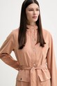 Rains geacă Curve Long Jacket W3 portocaliu 18130.104