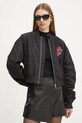 Karl Lagerfeld geaca bomber cu captuseala negru A1W14039