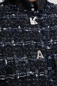 Karl Lagerfeld palton din lana A1W15022 bleumarin