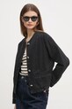 Pepe Jeans geacă din denim DAENA STUD negru PL402524