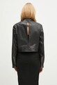 Oblečenie Kožená bunda MM6 Maison Margiela S52AM0317 čierna