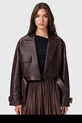 Usnjena jakna AllSaints OPHELIA W045LB bordo