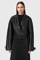 AllSaints geacă de piele OPHELIA negru W045LB