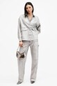 Хлопковая джинсовая куртка AllSaints HETTIE W106PB серый