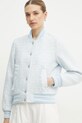 Bomber jakna Guess NEW GLORIA modra W5RL10.WGVH2