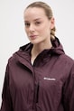 Outdoor jakna Columbia Pouring Adventure ljubičasta 2117191