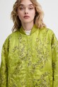 Stine Goya geacă bomber verde SG.SS25.J035.2352
