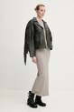 Gestuz giacca in pelle 10910027 grigio SS25