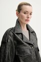 Gestuz giacca in pelle 10910027 grigio