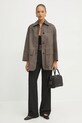 MAX&Co. geacă de piele 2516441031200 maro SS25