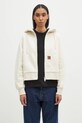 Carhartt WIP bluză Hooded Eldon Jacket cu gluga bej I034374.05XX