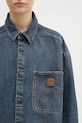 Carhartt WIP geacă din denim Lovilia Shirt Jac albastru I034461.014Q