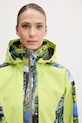 adidas by Stella McCartney kurtka przeciwdeszczowa TrueNature Earth Collage zielony JF8480