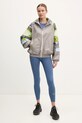 adidas by Stella McCartney geacă Earth Collage JG5793 gri SS25