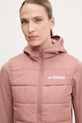 Sportovní bunda adidas TERREX Multi Hybrid růžová JD8416