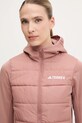 Športová bunda adidas TERREX Multi Hybrid oranžová JD8416