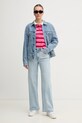 Pepe Jeans giacca di jeans BOYFRIEND JACKET PL402390IA4 blu SS25