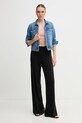 Bavlnená rifľová bunda Pepe Jeans SLIM JACKET PL402430IA5 modrá SS25
