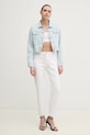 Τζιν μπουφάν Pepe Jeans CROPPED JACKET PL402431PG2 μπλε SS25