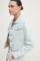 Rifľová bunda Pepe Jeans CROPPED JACKET modrá PL402431PG2