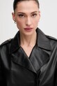 Pepe Jeans bőrdzseki GRETA fekete PL402527