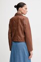 Ruházat Pepe Jeans bőrdzseki HILLARY PL402542 barna