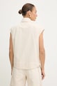Odzież Pinko bezrękawnik bawełniany 105237.A2M8 beżowy