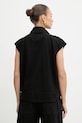 Odzież Pinko bezrękawnik bawełniany 105237.A2M8 czarny