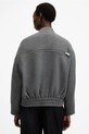 Куртка-бомбер з домішкою вовни AllSaints HACKNEY W012OB сірий
