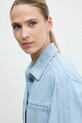 adidas Originals geacă din denim Essential albastru JD4753