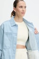 adidas Originals geacă din denim Essential JD4753 albastru