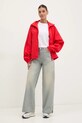 adidas Originals geaca WOVEN TT ZIP rosu JX9203